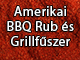 Amerikai BBQ Rub és Grillfűszer